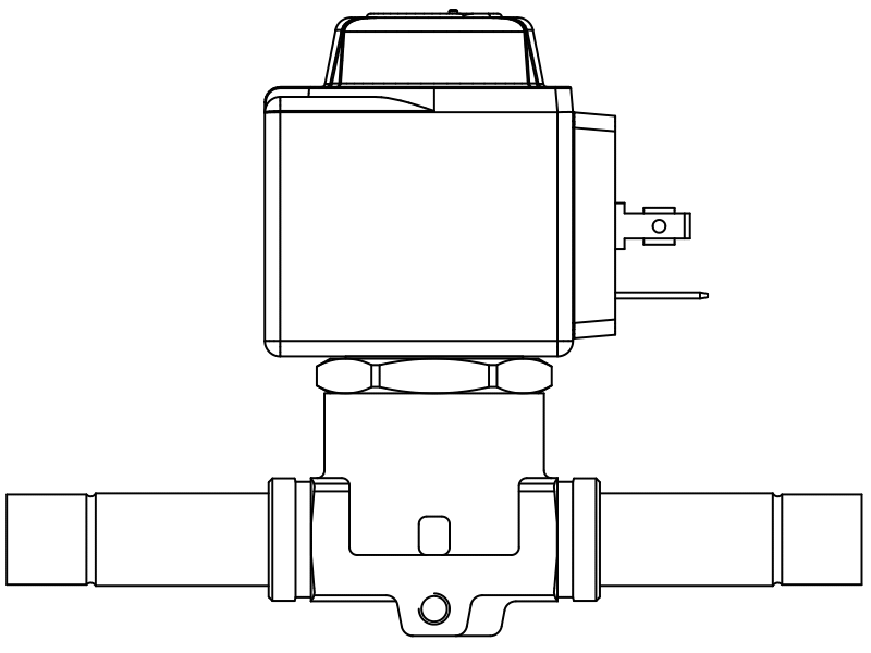 常閉電磁閥1068/4A7,內連焊接接頭,隔膜先導式 常閉電磁閥1068/4A7,內連焊接接頭,隔膜先導式