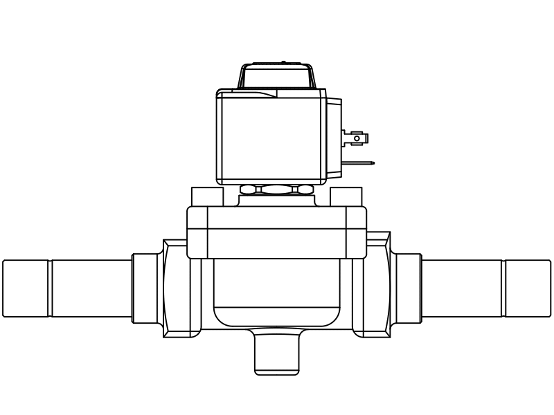 常閉電磁閥1098/6A7,內連焊接接頭,隔膜先導式 常閉電磁閥1098/6A7,內連焊接接頭,隔膜先導式